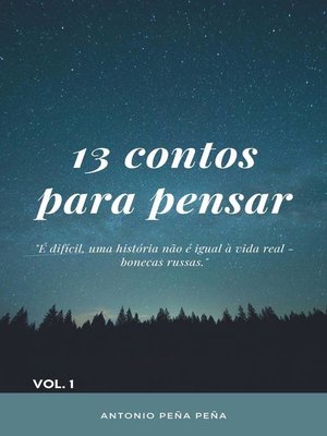 cover image of 13 contos para pensar